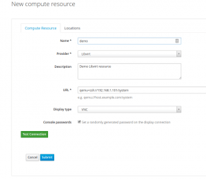 foreman new compute resource