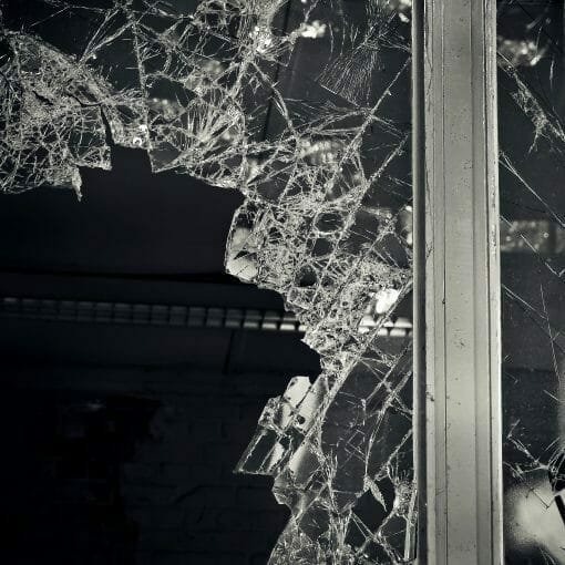 broken window