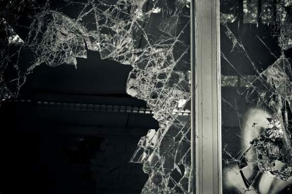 broken window